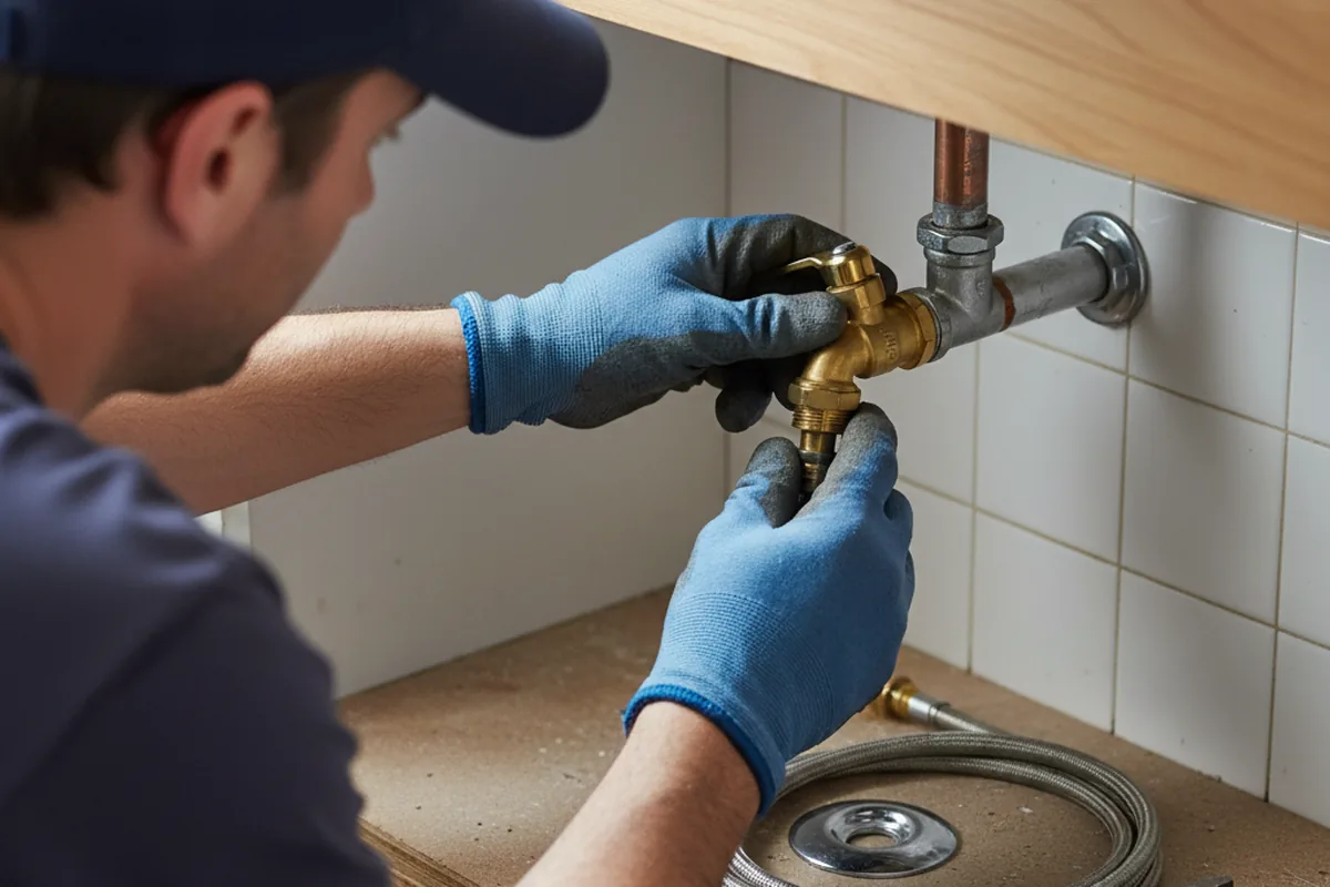 Shutoff valve and fitting work during Repiping in Perryopolis